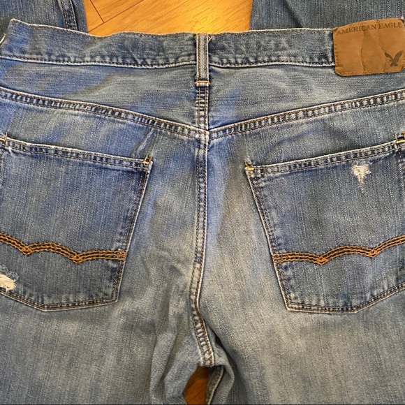 American Eagle Low Loose distressed Jeans 34x34 - Picture 2 of 7